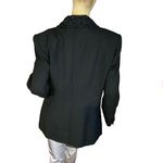 VINTAGE 1990'S CLIO BLACK BEADED & SEQUINS COCKTAIL BLAZER (12) Photo 3