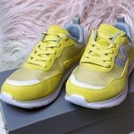 Vionic Ayse Womens Suede Trim Lace Up Athletic Running Shoes in Yellow Size 6 Photo 6