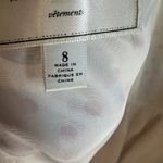 Anthropologie  Moulinette Soeurs Size 8 Silk Orange Polka Dot Fit & Flare Dress Photo 7