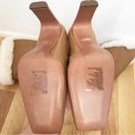 BCBGMAXAZRIA Tan Leather Over The Knee Boot Faux Fur High Block Heel Size 7 Photo 13