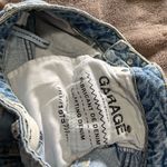 Garage  Blue Denim Mom Jeans Distressed Relax Fit Sz 3, Inseam 25” EUC Photo 4