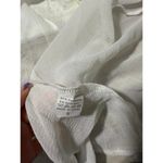 White Lace Trim Sleeveless Tank Top, Size S Photo 2