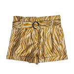 Sézane  Romeo Shorts, Ocre Zebra, FR38/US6 Photo 6