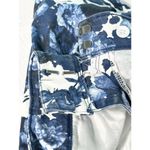 The Limited  Women’s Floral Print Flat Front Chino Shorts Blue White Size 14‎ Photo 10