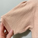 J.Crew Peach Puff Short Sleeve Sweater Womens XXS Boxy Fit Fall Preppy Crew Neck Photo 1