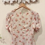 J.ING Jing Nude with Floral Print Short Sleeve Mini Dress Size M NWT Size M Photo 2
