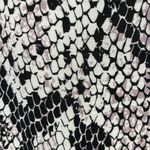 Chaser Black Lavendar White Snake Print Zip Up Lightweight Hooded Jacket Photo 12