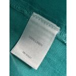 J. Jill Love Linen Essential Shirt Button Up Long Sleeve Green Turquoise Large L Photo 5