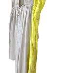 BCBGeneration Asymmetrical Hem Open Back High Low Dress in Chalk Grey/Yellow Photo 10