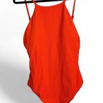 ANDIE  Swim NWT The Asbury Rib One Piece Swimsuit in Sire (Orange) Size L Photo 1