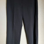 Eileen Fisher Straight Leg Pants Sz Medium Dark Grey Double Button Business Photo 0