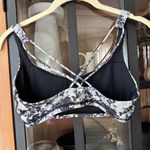 Lululemon  Free To Be Bra Crosscourt Petal Black Clarity Yellow sports floral Photo 2