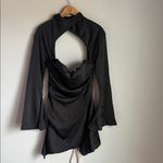 House Of CB NEW  'Toira' Black Draped Corset Mini Dress Medium Photo 1