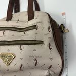 Baby Phat Vintage Logo Satchel Bag Brown Beige Y2K Purse Photo 15