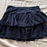 Divided H&M Navy Blue Tiered Mini Skirt Photo 0