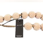 BaubleBar BLUSH PINK GLASS BAUBLE SEED BEADS GOLDTONE CHUNKY STATEMENT NECKLACE Photo 1