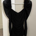 Sheer Long Sleeve Top Photo 0