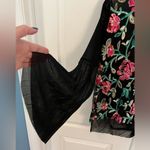 ELVI 12(US) Sheer Mesh Floral Embroidered Bell Photo 4