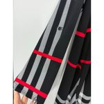 Joseph Ribkoff Red Black Plaid Tunic Top Size 16 Button Front Stretch Comfort Photo 5