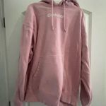 Glossier Light Pink Hoodie Size L Photo 1