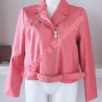 Michael Kors  Jacket Dusty Rose Bomber Faux Leather Plus Size XXL NWT Photo 11