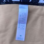 Cacique  Swim High Rise Bikini Tropical Black Sexy Black White NWT Photo 4