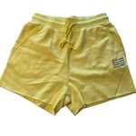 Balance Athletica Vitality Womens M Affirmation Sweat Shorts Butter Yellow It’s All Good Comfy NWT Photo 2