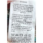 SheIn Handkerchief Hem Smocked High Waist‎ Multicolor Paisley Maxi Skirt Size L Boho Photo 5