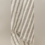 Boutique Blanket Scarf (Gray, White) Photo 2