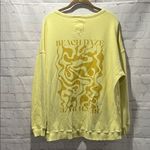 Aerie  Butter Yellow Off the Shoulder Pullover Sweatshirt Woman’s size Small Photo 1