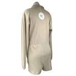 Princess Polly NEW  Gabriella Beige Long Sleeve Zipper Playsuit Jumpsuit Romper 4 Photo 1