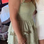 Boutique Dress Green Size L Photo 0