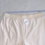 Marine layer Velour Corduroy Wide Leg Pant Cream Size XL NWT Photo 3