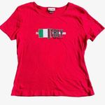 Disney World Showcase Epcot Collectors Red Italy T-Shirt Size Medium Photo 0