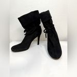 Kate Spade  Suede Tie-Up Stiletto Booties Size 8 VGUC Photo 2