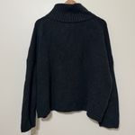 Abercrombie & Fitch  Wedge Turtleneck Sweater Size XL Black Jumper Photo 8