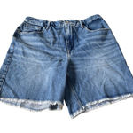Good American  Shorts Womens 12/31 High Rise Cutoff Distressed GNICO235T‎ New Photo 0