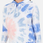Minnie Rose  Cashmere Tie Dye Hoodie Sweater Photo 0