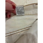 Vintage Women's Steel Jeans White Distressed Jean Shorts Size 7 Photo 4