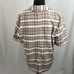 Treasure & Bond Plaid Short Sleeve Blazer woman’s size medium Photo 4