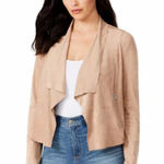 267. Sofia Jeans by Sofia Vergara Faux Suede Moto Jacket | NWT Tan Size M Photo 0