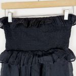 J.Crew  Ravenna smocked dress in ramie black Photo 5