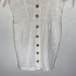 Alexis 4SI3NNA linen blend button front mini dress size L Photo 7