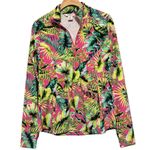 Tommy Bahama  Women’s S Pink Hawaiian Print Golf Tennis 1/3 Zip Jacket Pullover Photo 1