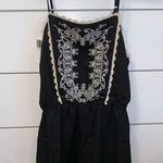 Romeo + Juliet Couture Romeo + Juliet black & white embroidered romper Photo 1