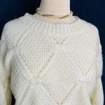 Bear Dance New Women Beige Long Sleeve Knit Sweater Size S Photo 2