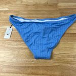 Shade & Shore Women's Light Blue Ribbed High Leg Bikini Bottom - Size XL - NWT Photo 3