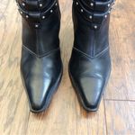 Harley Davidson Harley-Davidson • Bette 3 strap boots heel ankle buckle pointed toe western moto Photo 2