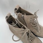 DOLCE VITA Nigel Boots Size 8 Lace Up Heels NEW Suede Leather Bootie Taupe NWOT Tan Photo 12
