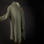 Bobeau Long Sleeve Asymmetric cowl Fly Away; Lagen look Poncho Green M Photo 1